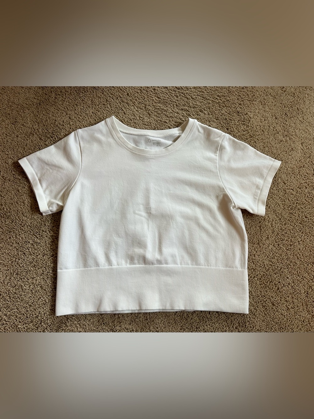 Aerie Offline Sidewalk Seamless Cropped T-Shirt.